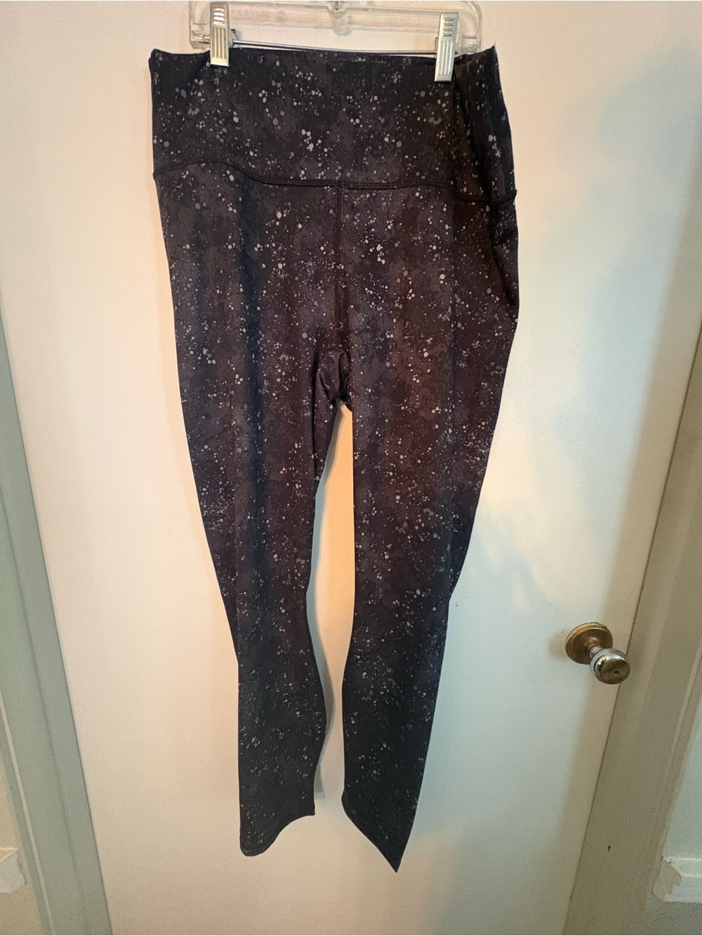 Fabletics Black Speckled Leggings size XL